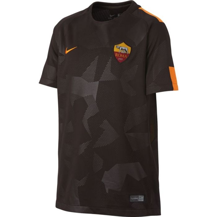 Camiseta Nike Roma Third 17 para niños marrón/oro
